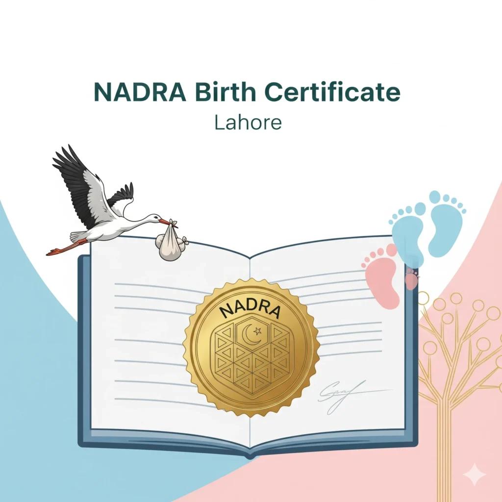 Computerized birth certificate Lahore