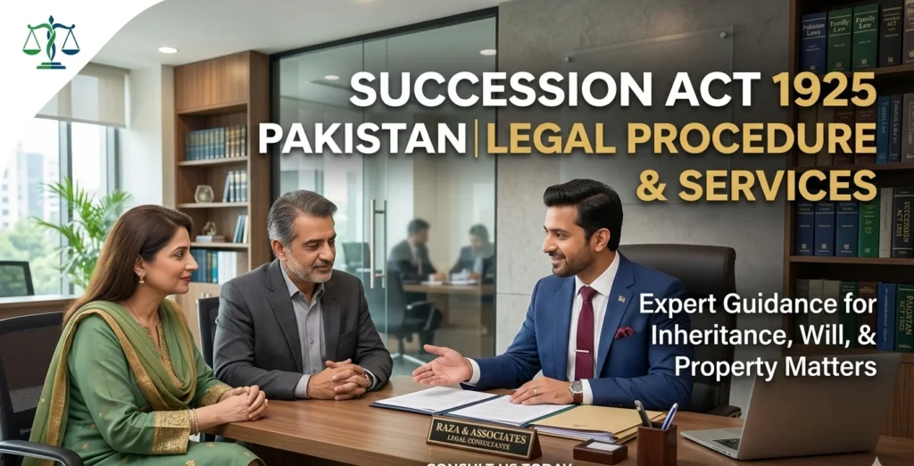 succession act 1925 Pakistan legal framework inheritance law