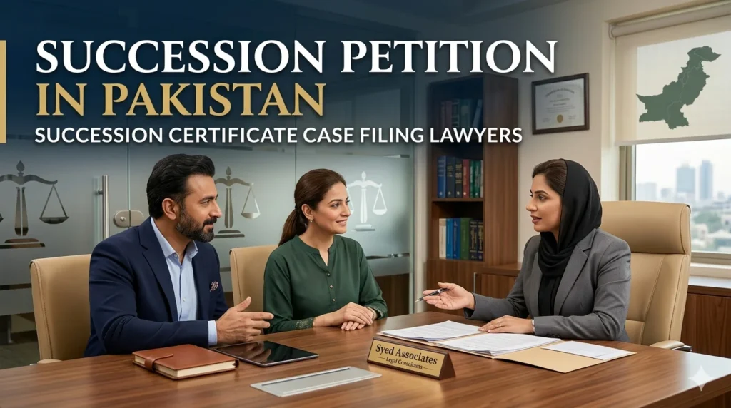 succession petition pakistan civil court process