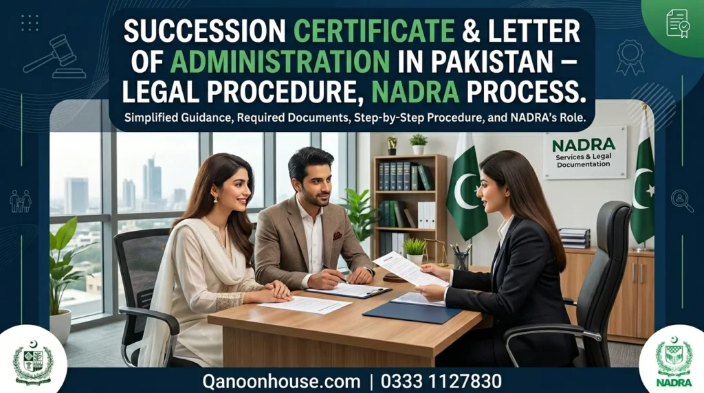 Succession certificate and inheritance law process in Pakistan through NADRA